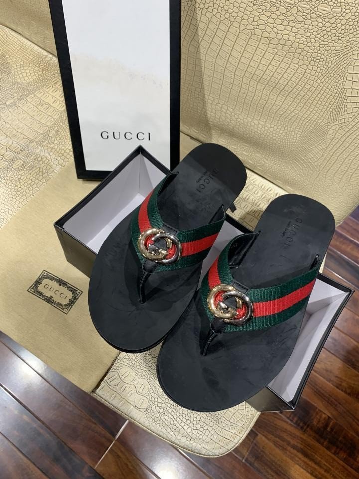 GUCCI THONG WITH WEB PREMIUM SLIDE TOP BATCH UA - Image 3