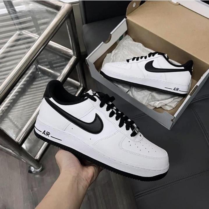 Nik.e Air Force 1 Low Leather White Black TOP BATCH UA - Image 3