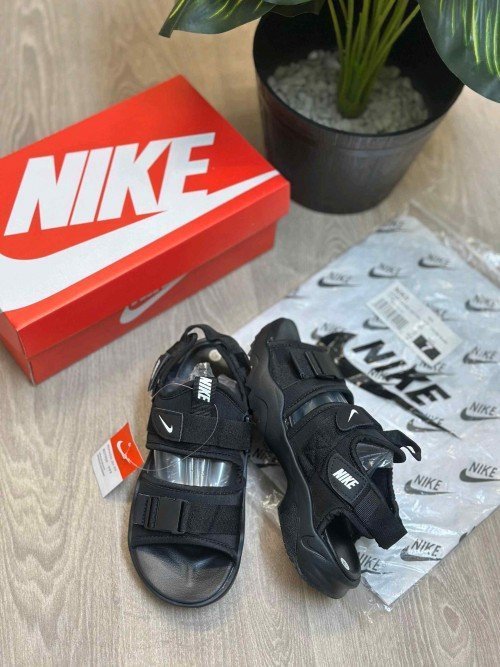 Nike Canyon All Black Premium Sports Sandal - Image 2