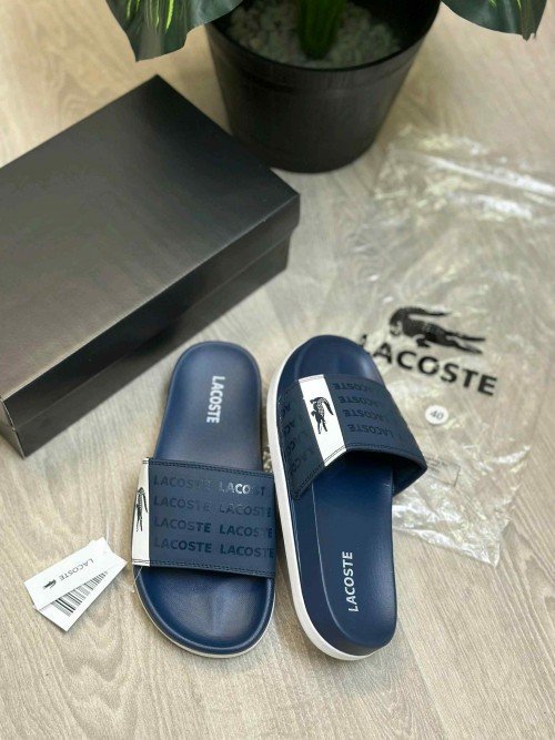 Lacoste Soft Cusion Premium Blue Flip Flop - Image 2