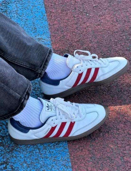 Adidas Samba OG Core White Victory Red TOP BATCH UA - Image 2