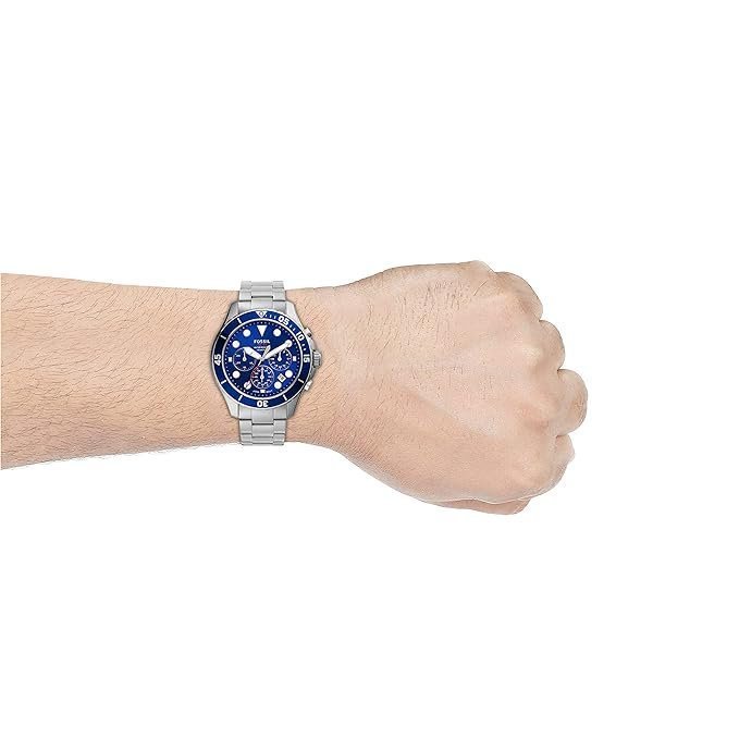 Fossil Fb 03 silver Blue Metal Watch - Image 2