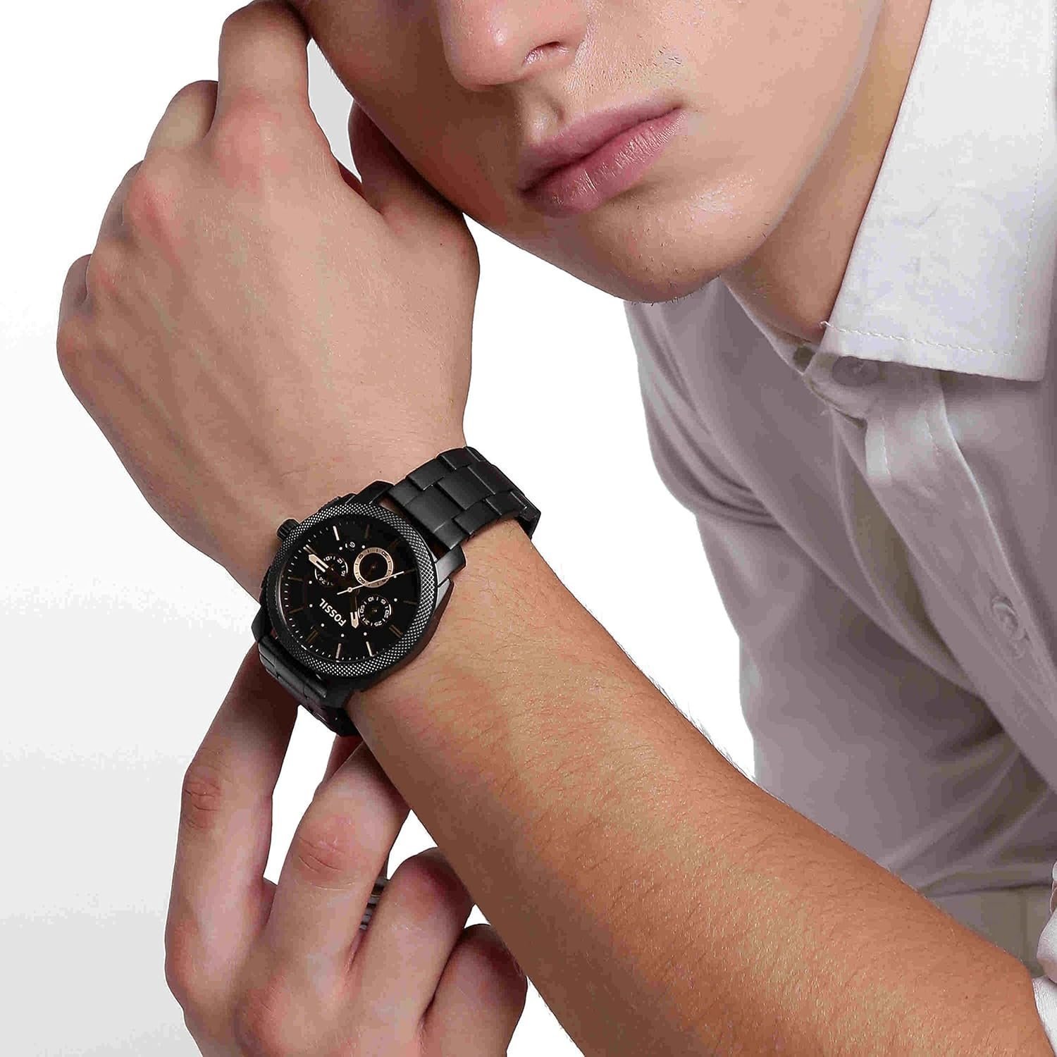 Fossil Fs4682 Metal Black Watch - Image 2