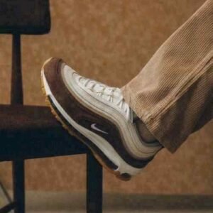 nikkee airmax 97 MUSLIN PINK FOAM CREPE BROWN