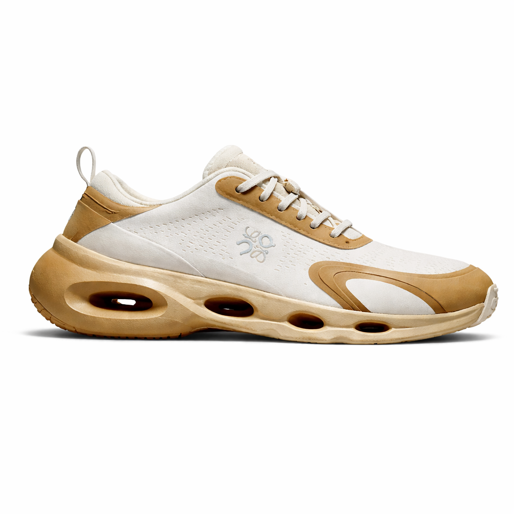 ON RUNNING CLOUD SOLO BEIGE BROWN TOP BATCH UA