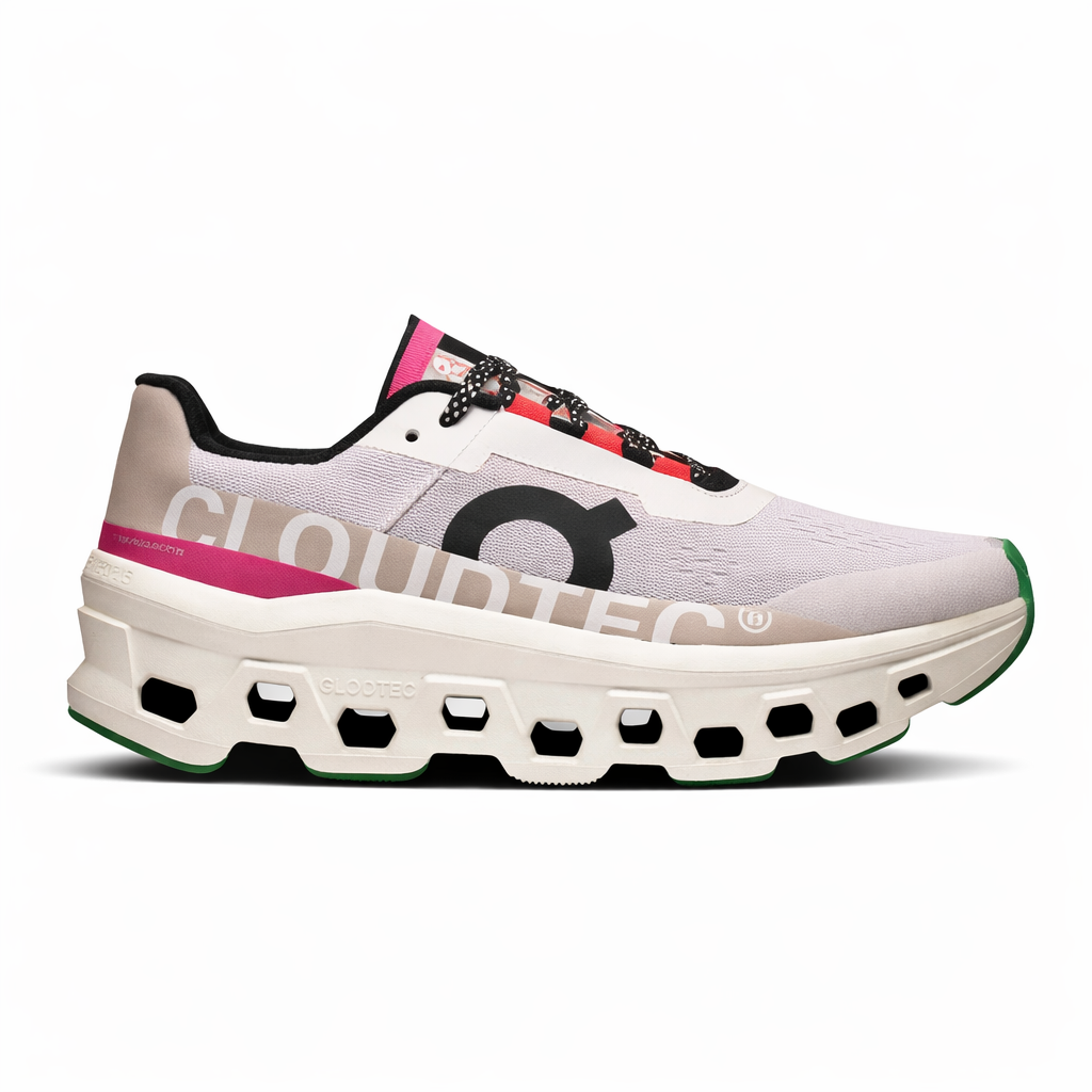 On CLOUDMONSTER Silver Ivory TOP BATCH UA