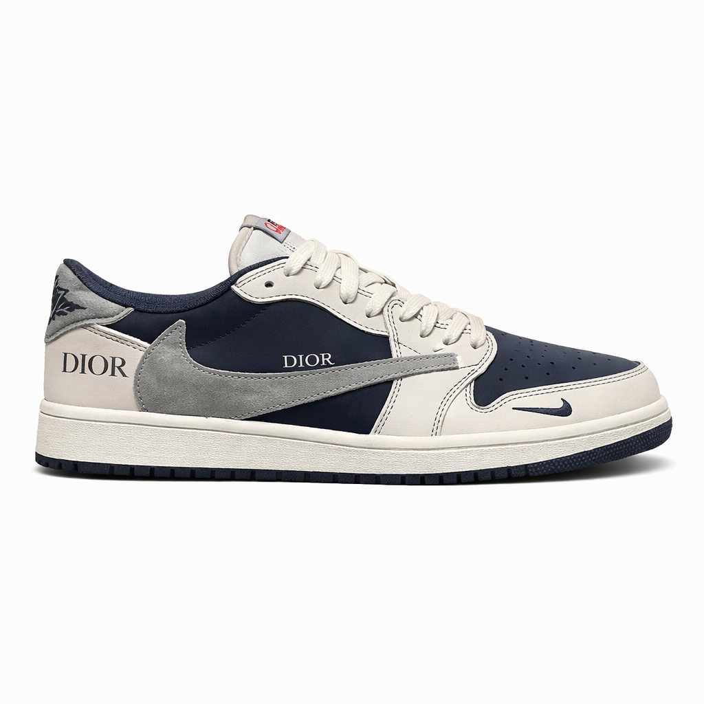 Dior Air Jordan Retro 1 X Travis Scott Navy Blue 5014TOP BATCH UA