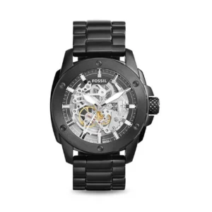 Fossil New Black Metal Automatic Watch