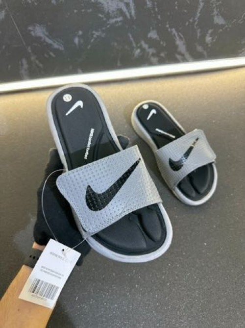 NIKE GREY COMFORT SLIDE