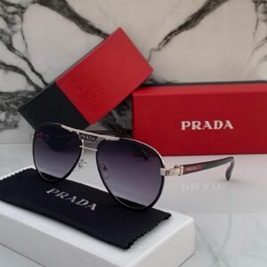Branded Sunglasses  Black Aviator (With Original Kit)