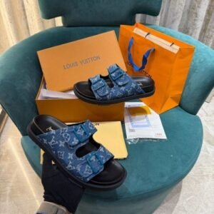 Louis Vuitton Lv Mule Trainer Calf Leather Made in Italy