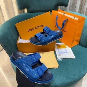 Louis Vuitton Lv Mule Trainer Calf Leather Made in Italy