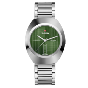 RADO DISTAR SILVER Green Metal WATCH