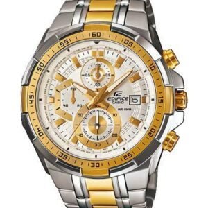 Edifice Silver Gold White Metal Watch