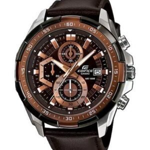 Edifice Brown Leather Watch