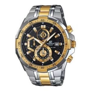 Edifice Silver Gold Black Metal Watch