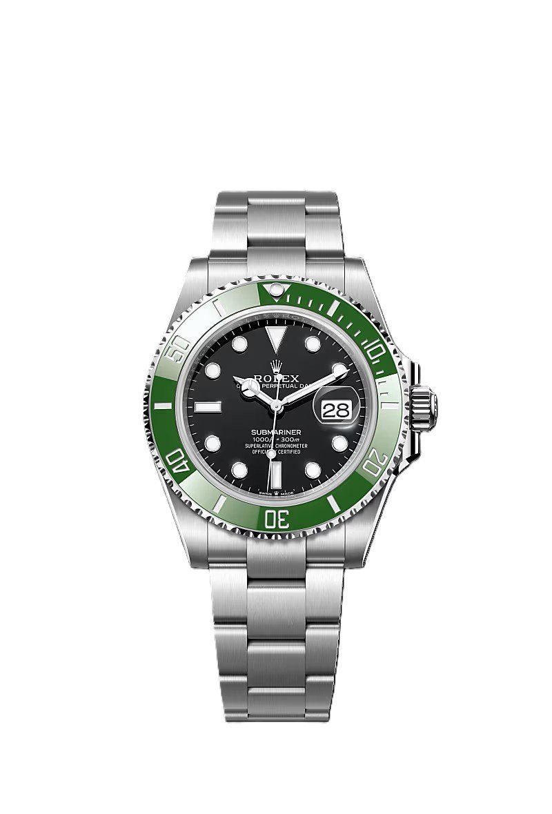 Rolex Submarine green and a black dial date