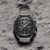 Swatch X Omega Bioceramic Moonswatch Mission To The Moon Mercury With Kit