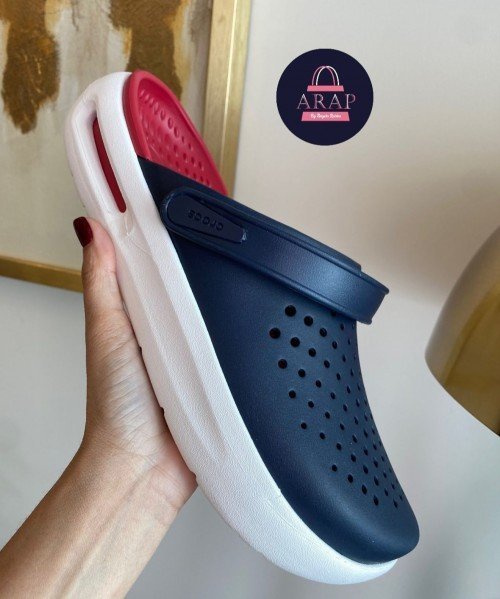 Crocs Inmotion Clogs Navy Red