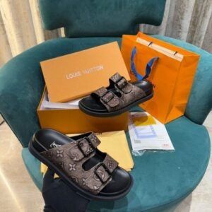 Louis Vuitton Lv Mule Trainer Calf Leather Made in Italy